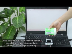 Fixed Mount Embedded Barcode Scanner White QR Code Reader Wiegand