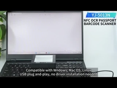 Automatic Desktop Barcode Scanner Black Kiosk Barcode Scanner Customized