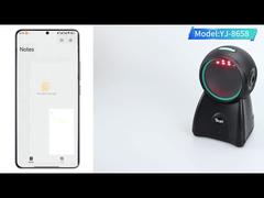 USB Wired 1D 2D Continuous Scan Bar Code Reader for POS Store Supermarket Demo