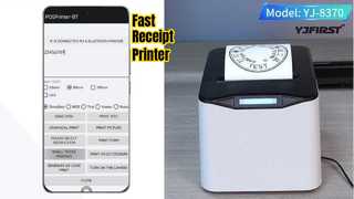 80mm USB Thermal Receipt Printer Fast POS Supermarket